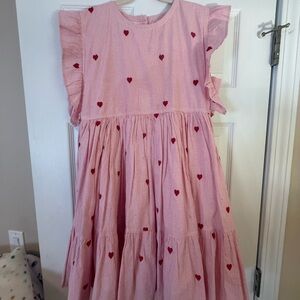 Size 14 Pink Chicken Hearts Dress